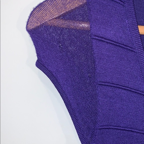 2B BEBE purple dress size M - Picture 5 of 6